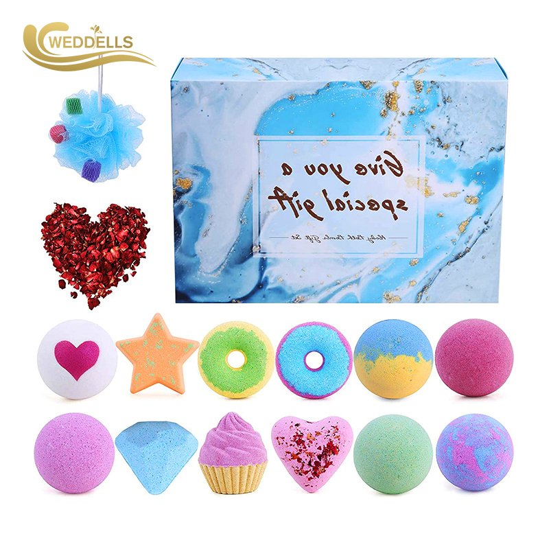 Custom 3d press easy to operate baby fizzy bath balls