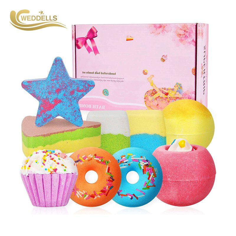 Custom 3d press easy to operate baby fizzy bath balls