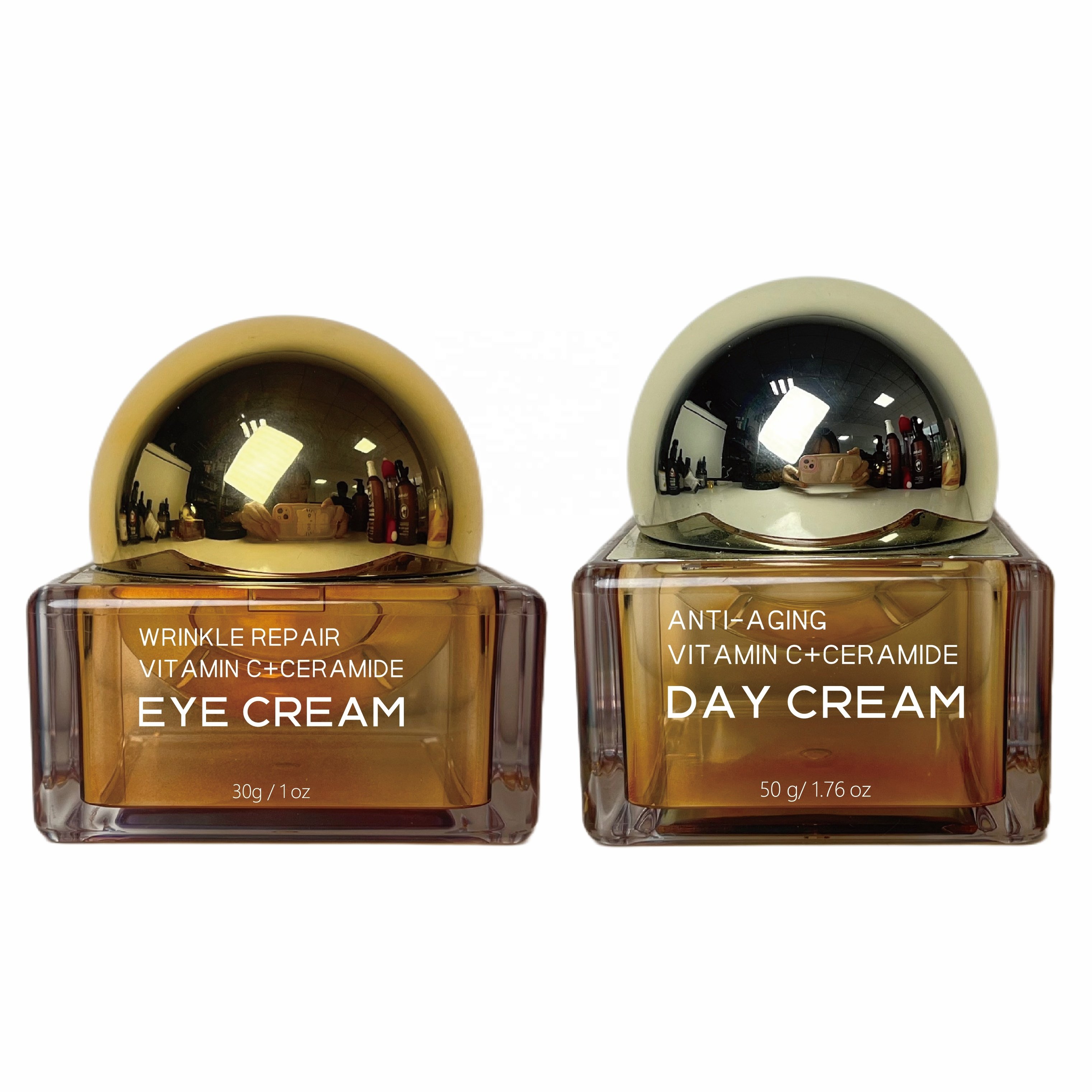 Renewing Brightening Collagen Boosting 5% Vitamin C Face Cream To Reduce Fine Lines and Wrinkles