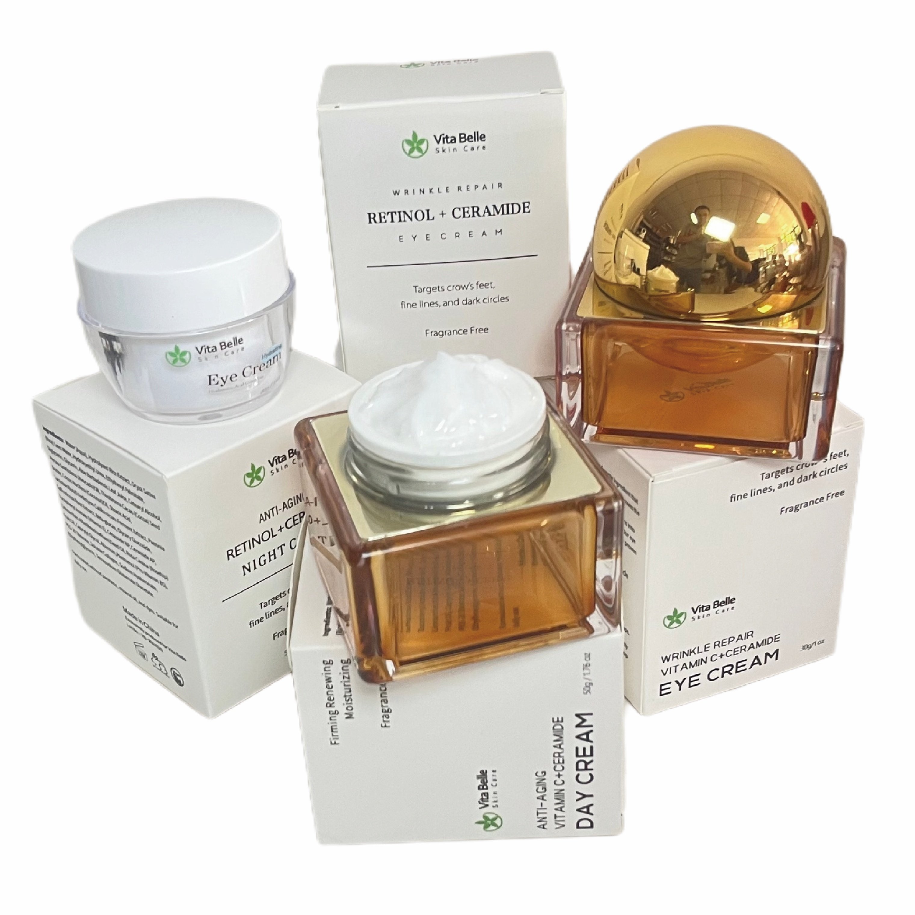 Renewing Brightening Collagen Boosting 5% Vitamin C Face Cream To Reduce Fine Lines and Wrinkles