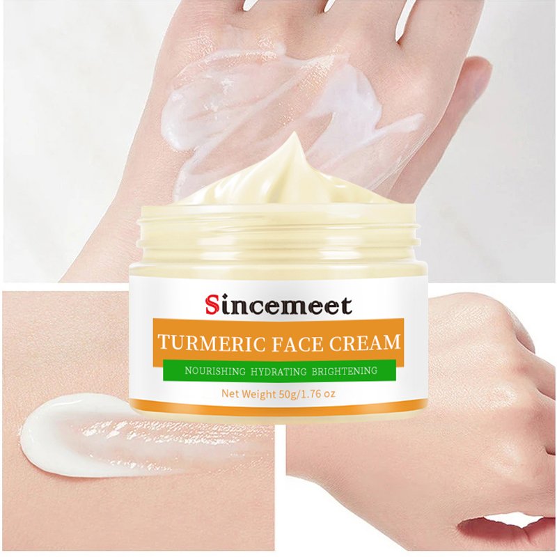 Custom Your Brand Cosmetics Cream Skin Care Natural Nourishing Whitening Anti Aging Repairing Skin Collagen Turmeric Face Cream