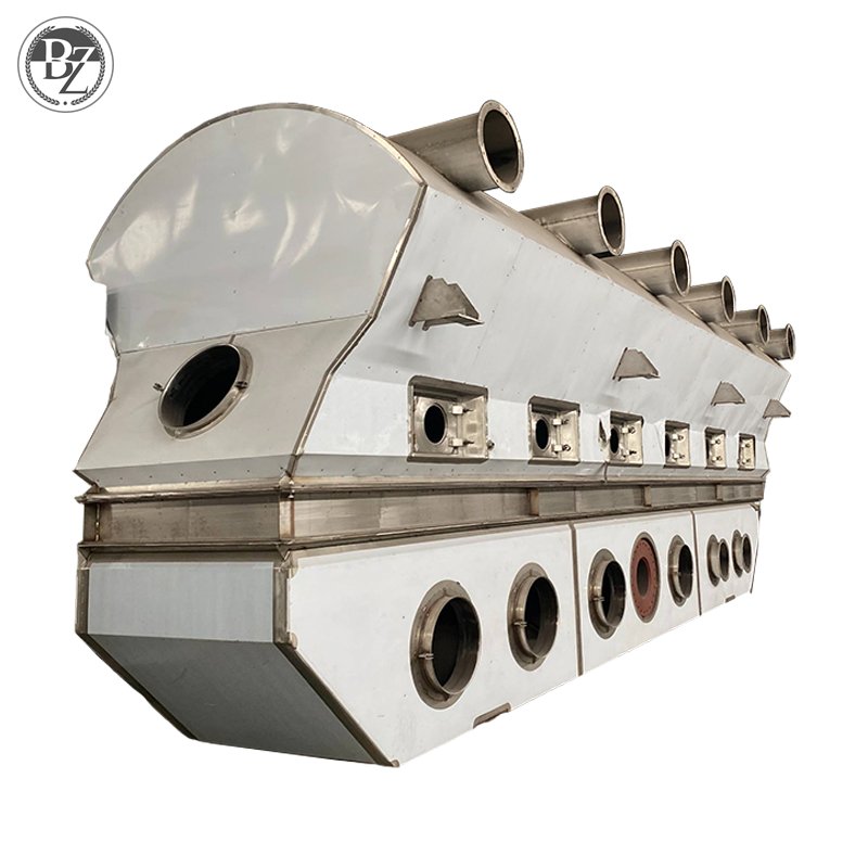 GZQ High Performance Continuous Vibratory Fluid Bed Granulator Dryer for Materials with Organic Solvent Materials