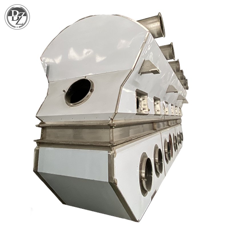 GZQ High Performance Continuous Vibratory Fluid Bed Granulator Dryer for Materials with Organic Solvent Materials