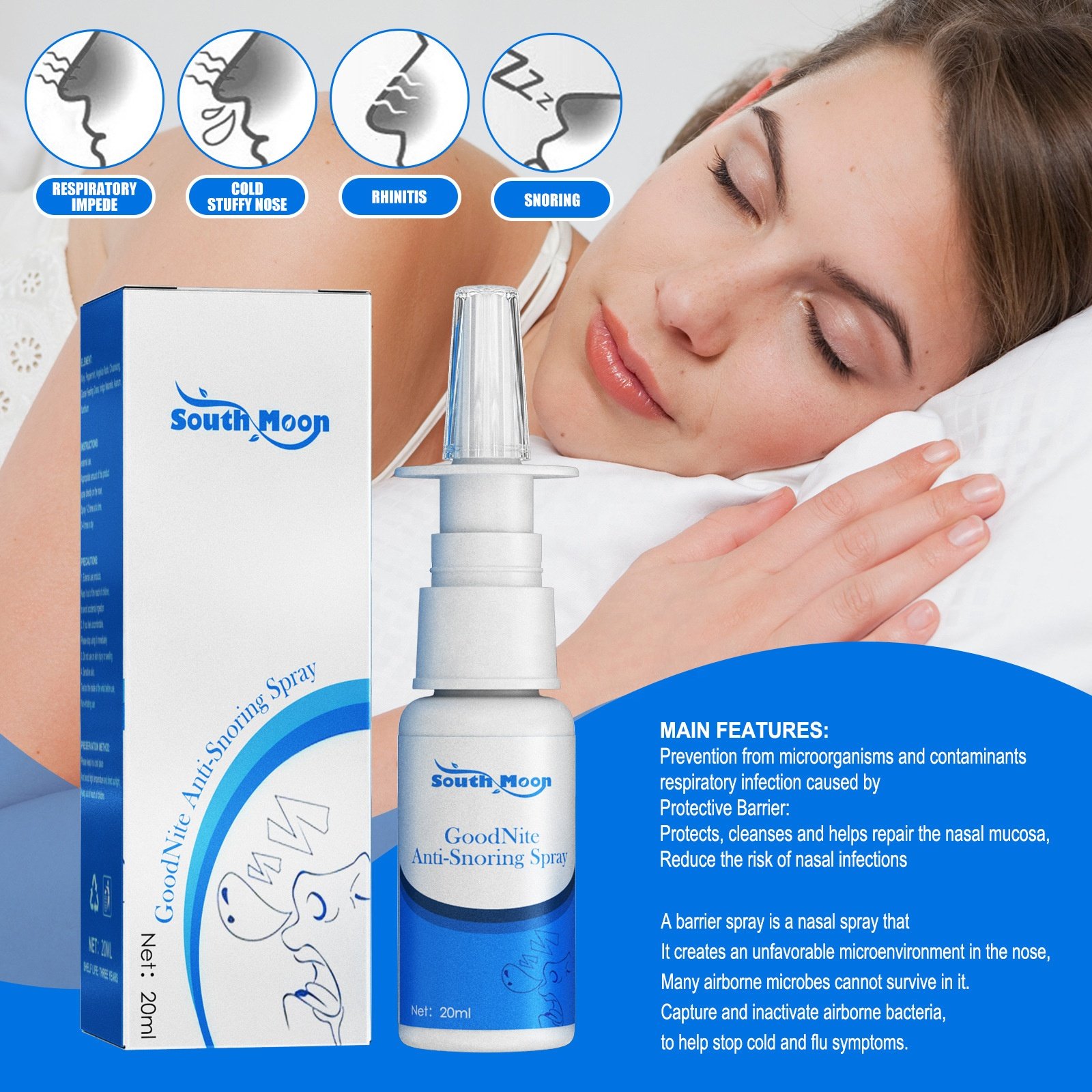 nasal spray nasal spray pump bottle 30 ml organic cleanse repair nasal spray