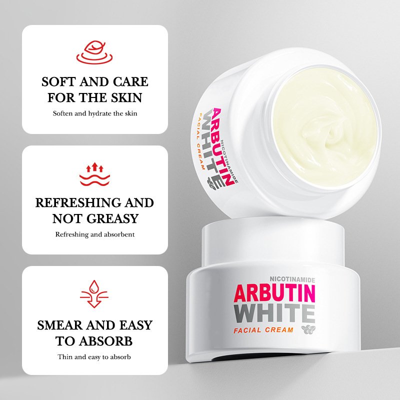 OEM Private Label Nicotinamide arbutin whitening and beautifying essence cream moisturizing and lightening stain face cream