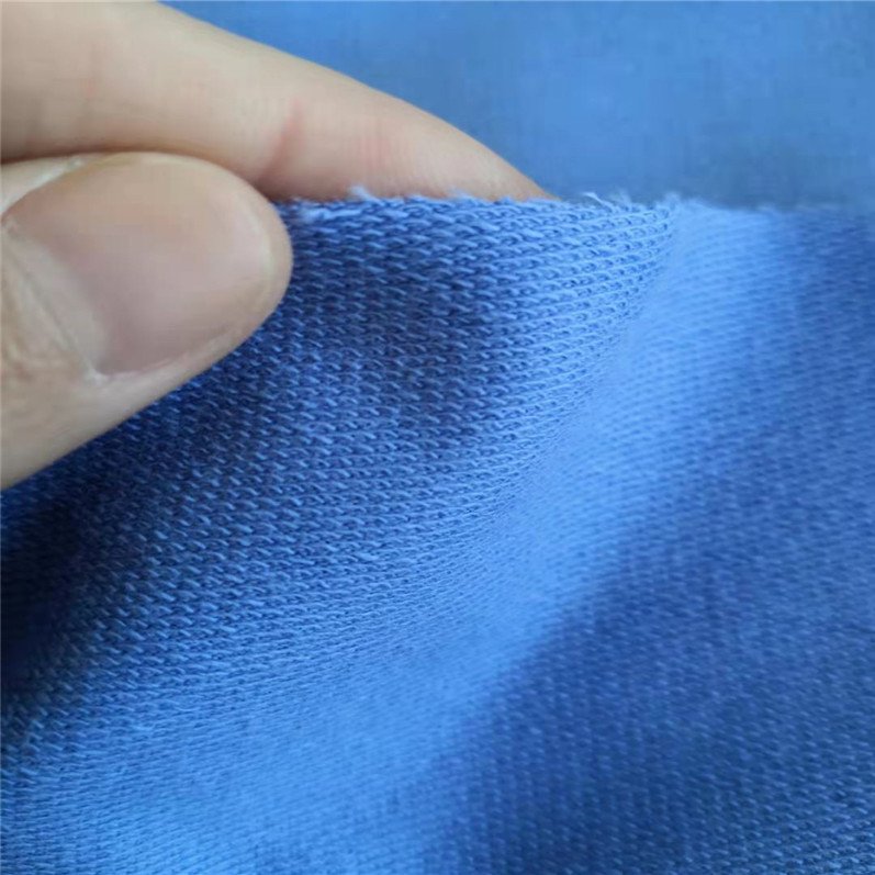 SS2022 Organic Cotton french terry hoodie fabric for summer pants and sportswear