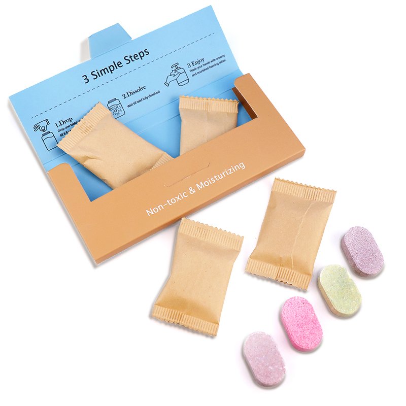 Zero-Waste Hand Wash Liquid Organic Hand Wash Cleansing & Moisturizing Cleaner Hand Soap Refill Tablets
