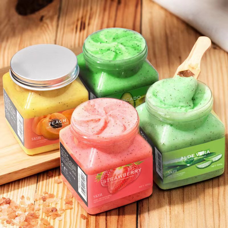 SKIH Private Label Natural Organic Sea Salt Body Scrub Whitening Exfoliating And Softening Skin Bath Salt