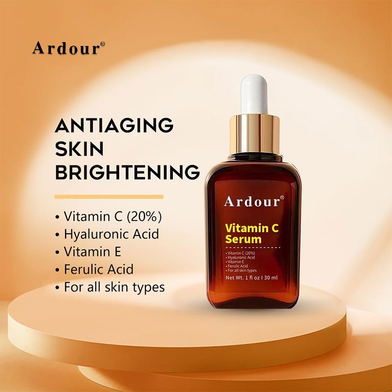 OEM face brightening serum Aloe Vera Collagen Boost Anti Aging Brightening Serum Dark Spot Vitamin C Face Serum