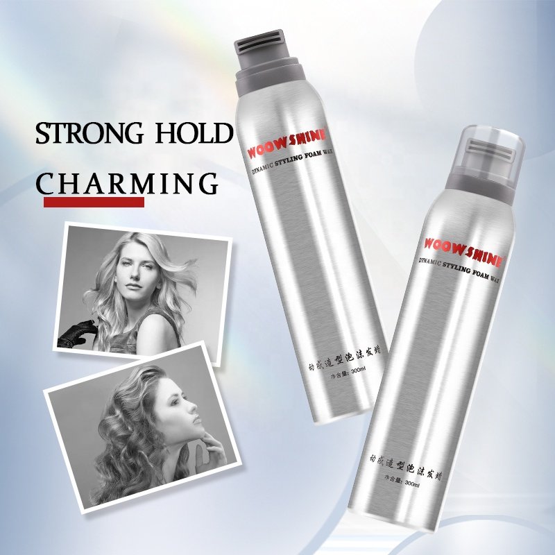 Hot Selling Long Lasting Effect Hair Mousses Products Distributor Unisex Foam Wax For Styling