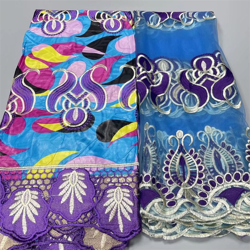 Good Quality Bazin Riche, Gezner African Male Fabric Beaty Products Embroidery Polyester Lace Fabric For Clothing Dress/