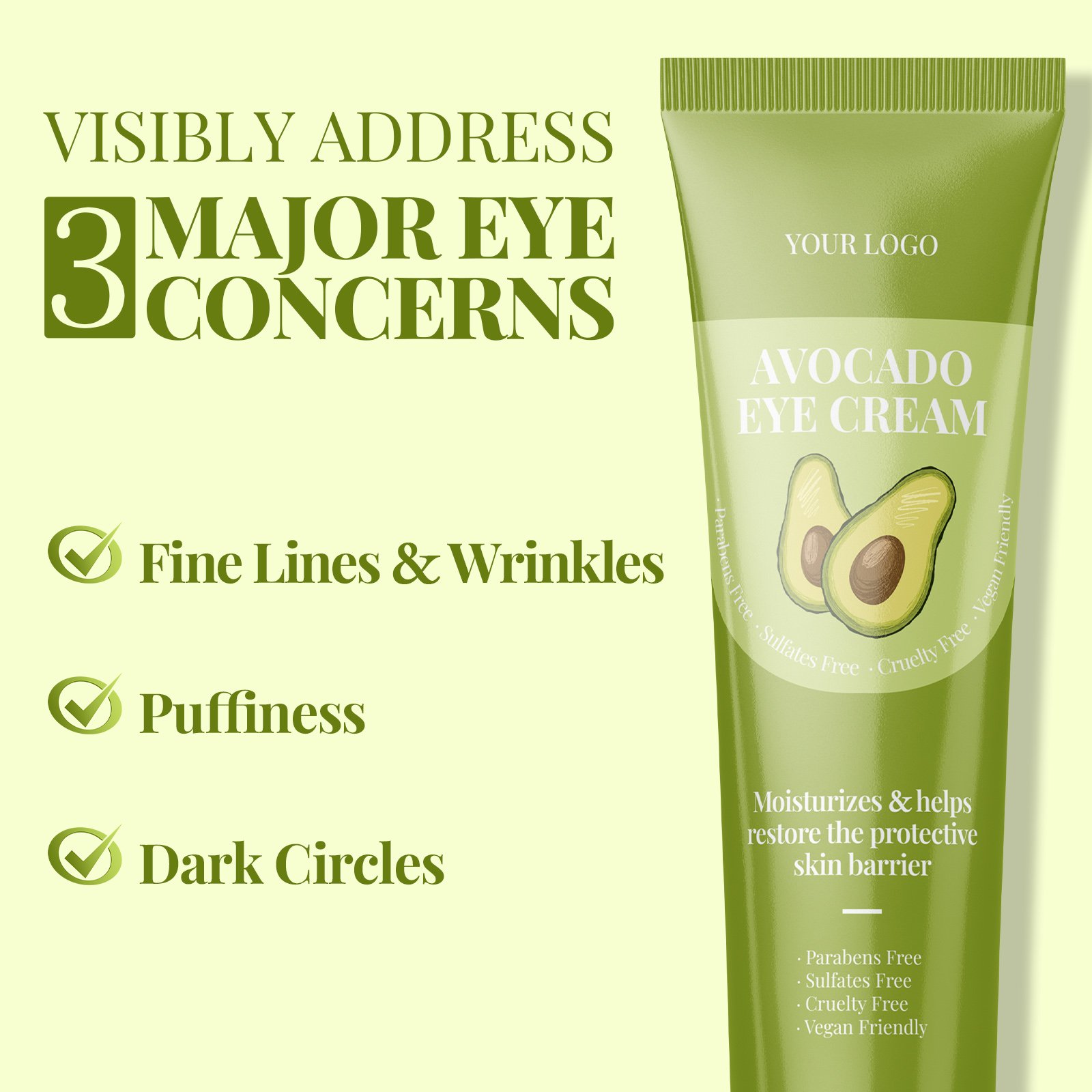 Free Sample Anti Aging Eye Wrinkle Cream Brightening Firming Hydrating Lifting Tightening Eye Cream