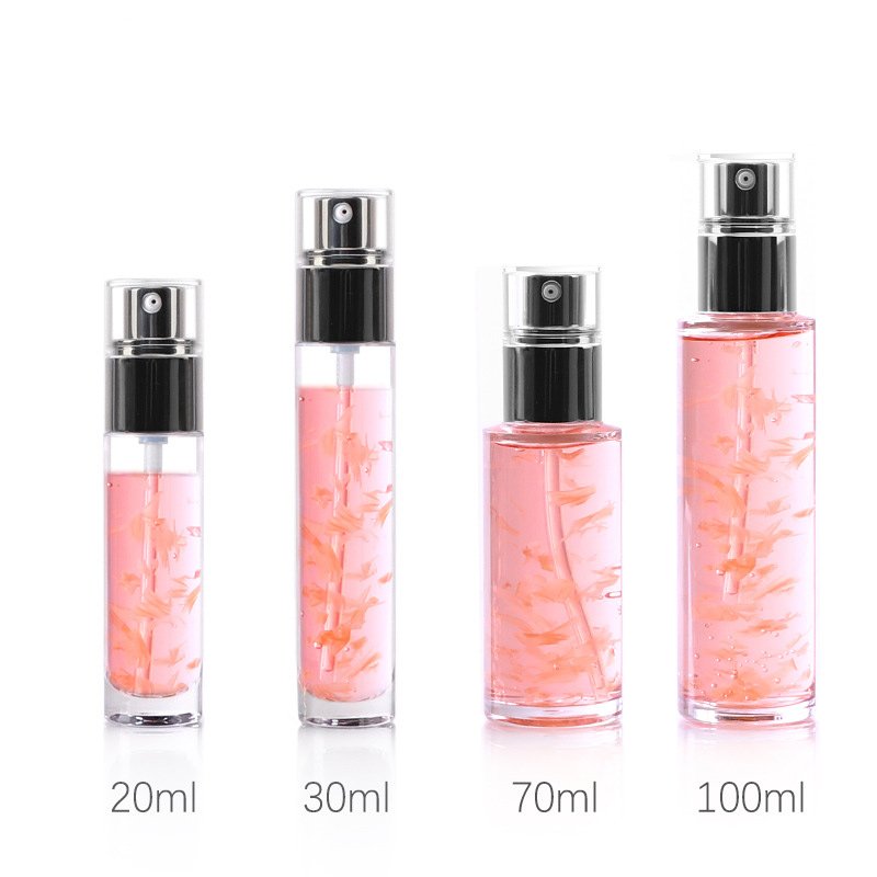 Private Label Face Skin Organic Anti Aging Whitening Moisturizing Face Pink Caviar Serum PETG 30ml 70ml 100ml Plastic Bottle