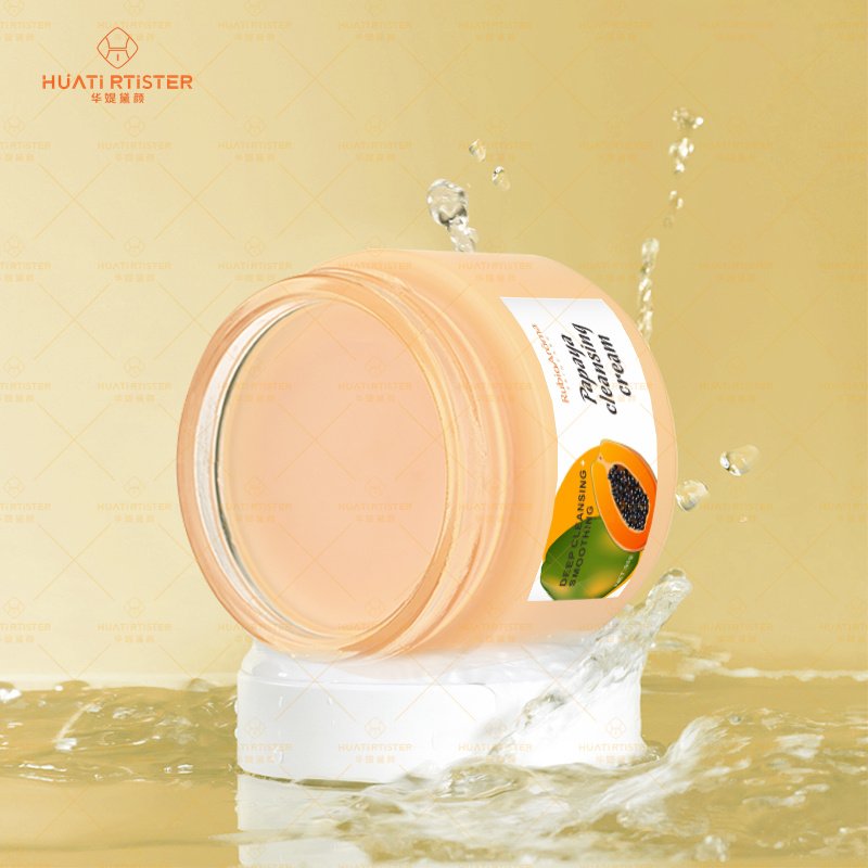RubioAroma Private Label Natural Organic Face Deep Cleanser Papaya Makeup Remover Cleansing Balm