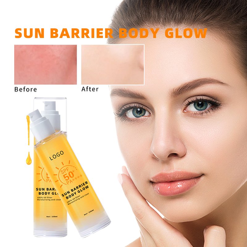 OEM Factory Wholesales 150ML Promotional Items Pure Cream Body All Natural Vegan Natural Waterproof White Sunscreen Gel SPF 50