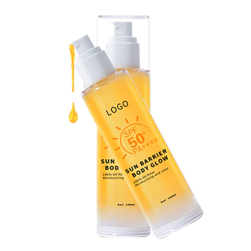 OEM Factory Wholesales 150ML Promotional Items Pure Cream Body All Natural Vegan Natural Waterproof White Sunscreen Gel SPF 50