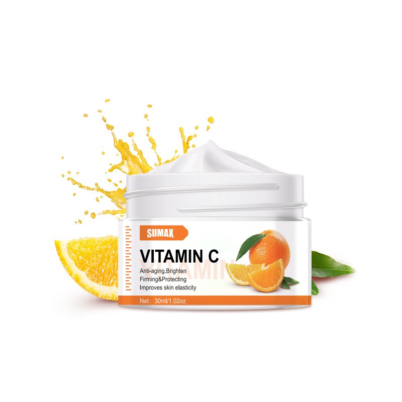 Exquisite packaging for long-lasting moisturizing and whitening of skin, eliminating inflammation, VC orange cream 30ml