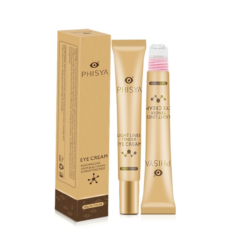 Hydroxyacid Eye Cream with Hyaluronic Acid and Vitamin C Relieves Screen Tiredness Firming and Smoothing Fine Lines Wrinkles