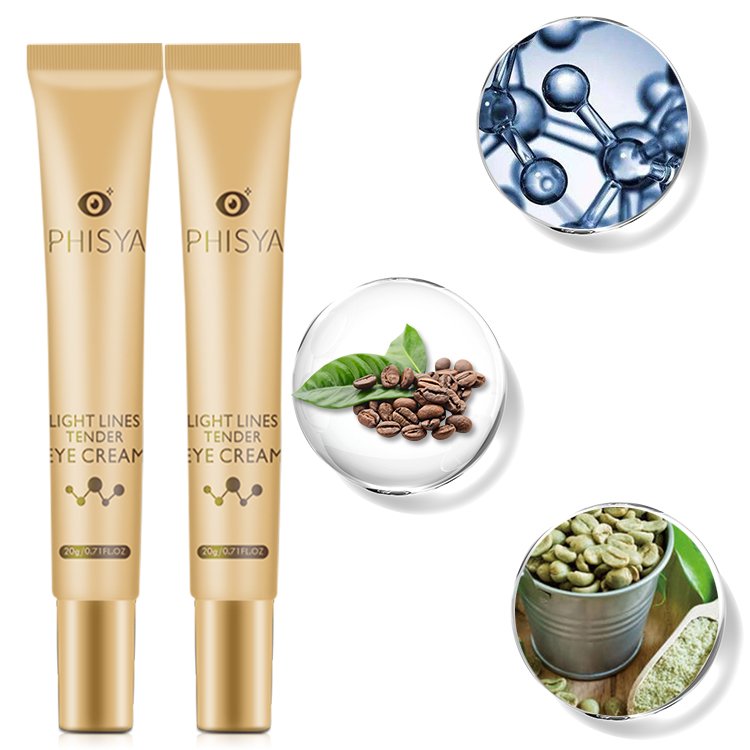 Hydroxyacid Eye Cream with Hyaluronic Acid and Vitamin C Relieves Screen Tiredness Firming and Smoothing Fine Lines Wrinkles