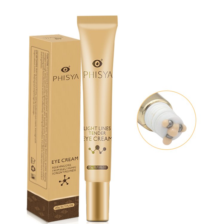 Hydroxyacid Eye Cream with Hyaluronic Acid and Vitamin C Relieves Screen Tiredness Firming and Smoothing Fine Lines Wrinkles