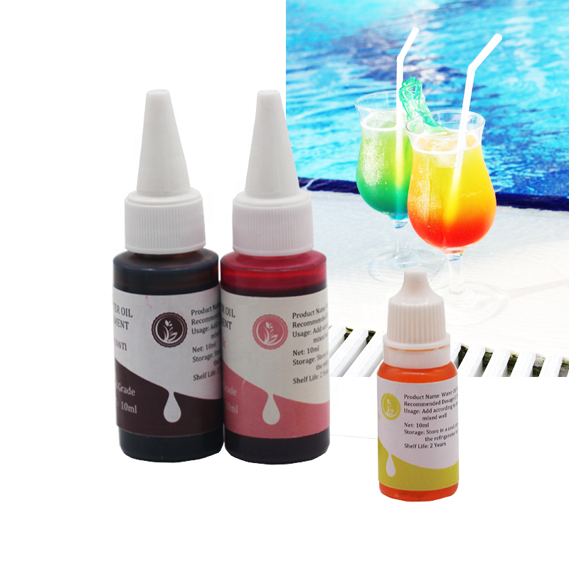 Natural Water Oil Pigment organic Food Coloring Liquid Edible With Best Sample