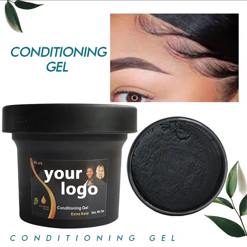 New arrivals 7oz Honey extract Edge Control shine Jam conditioning gel for 4C Hair as good quality as shine jam