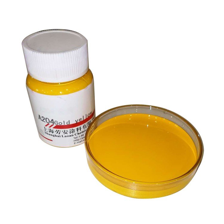 Eco-friendly Gold Yellow Pigment Paste for Textile