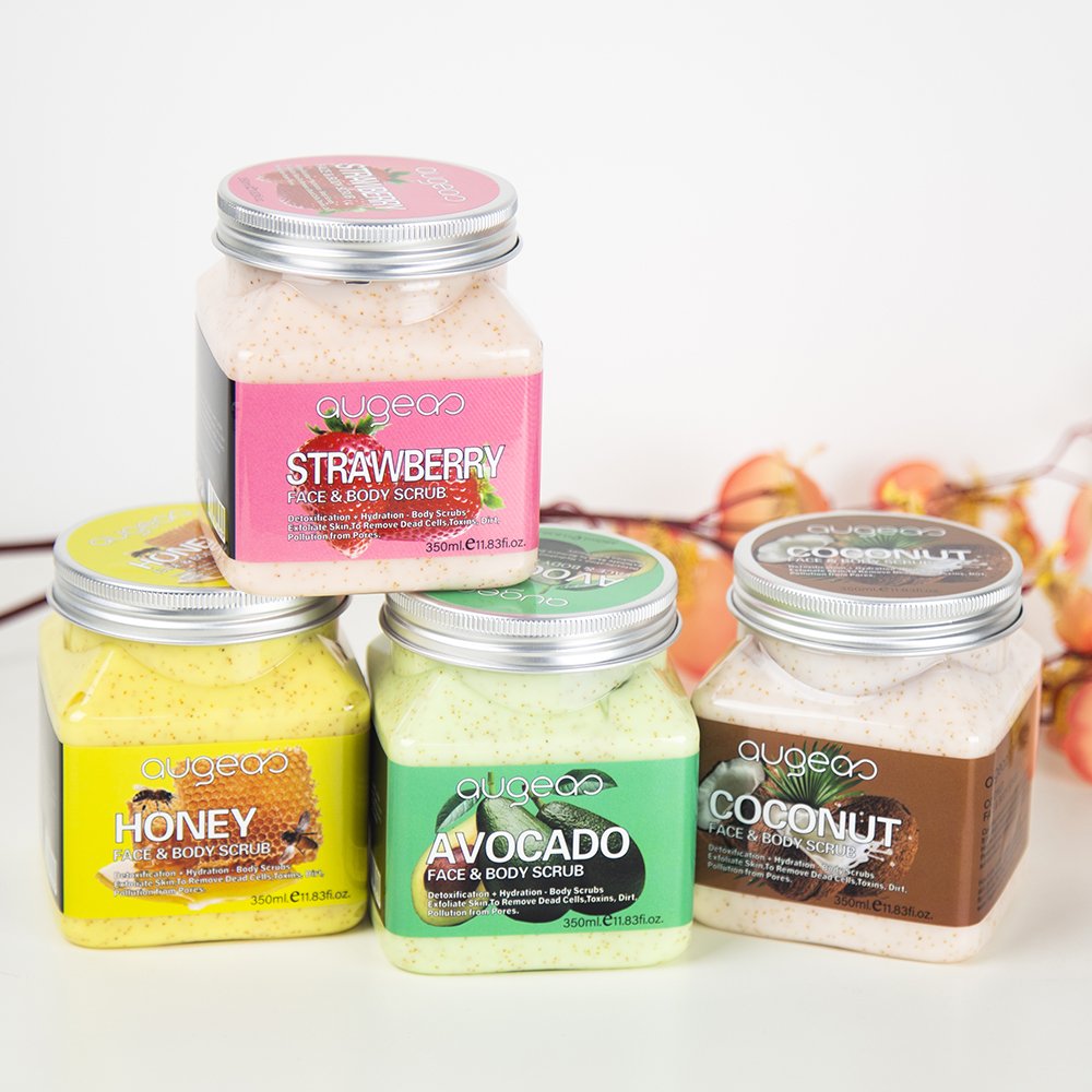 Wholesale organic sugar lightening moisturizing salt face pedicure body wash scrub exfoliating lemon sugar whitening body scrub