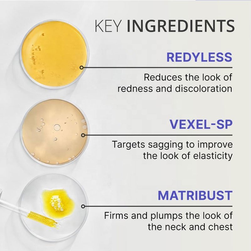 tiktok hot sale product Hyaluronic acid caffeine tighten Lift Neck Cream anti aging whitening Night Day Firming balm