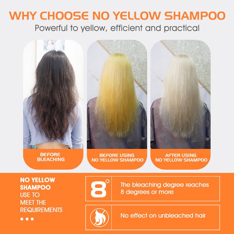 Hot Selling Silver Color-Protection Purple No Yellow Shampoo For Eliminating Brassy, Yellow Tones