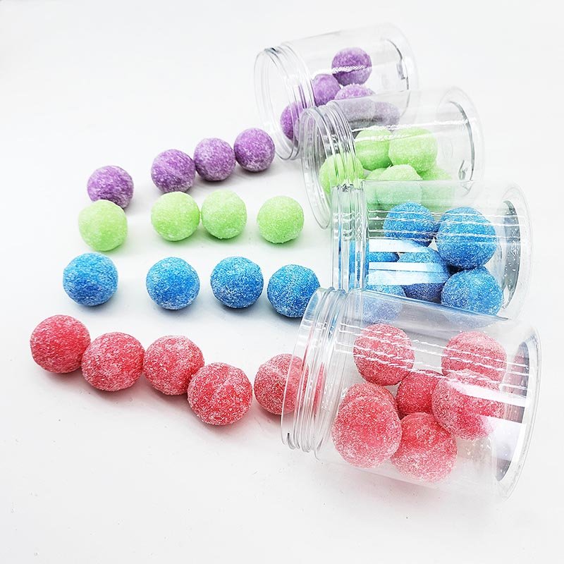Organic Custom private label vegan candy whipped foaming body scrub cubes ball whipped body scrub