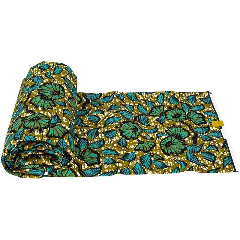 Hitarget Real African Fabrics 6 Yards Wax Fabric For Chitenge Dresses