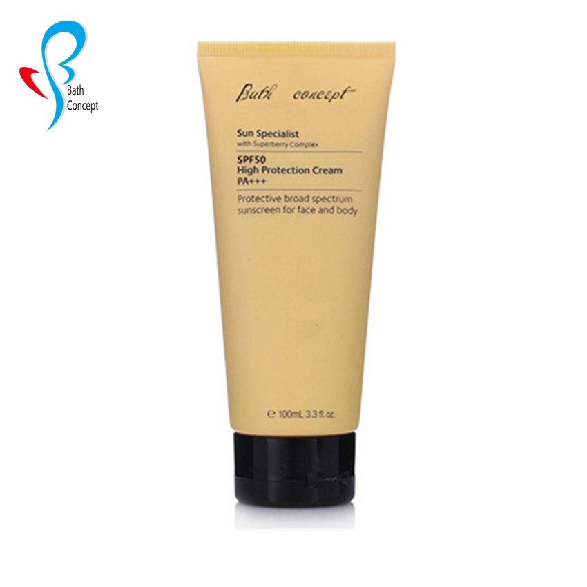 OEM factory Zinc face skin care lasting waterproof sun block SPF50 cream sunscreen reef safe children sunscreen