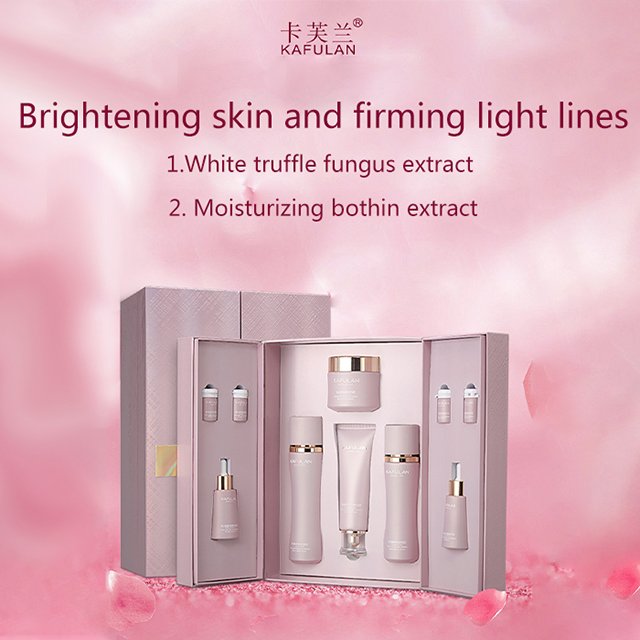 OEM 10Pcs Skincare Set Serum Moisturizing Brightening Firming Organic Natural White Truffle Facial Skin Care Kit