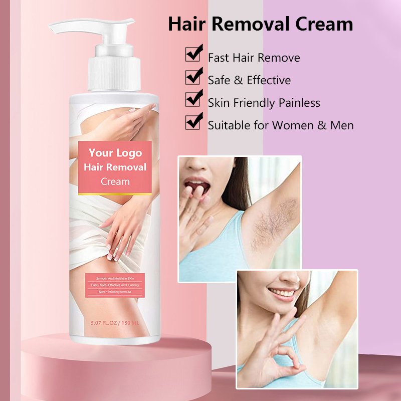 OEM Gentle Non-Irritating Moisturising Hair Removal Cream Skin Care Product that Removes Hair Cleanly and Leaves No Dark Spots