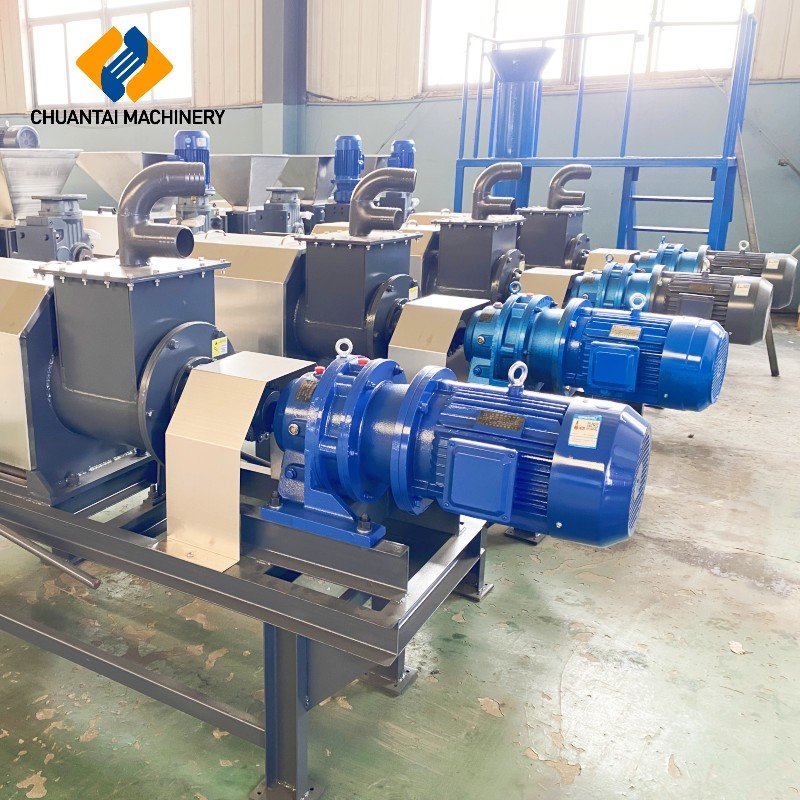 China High Productivity Agriculture Use Cow Dung Organic Recycle Machine/Animal Manure Dewatering Machine/Solid Liquid Separator