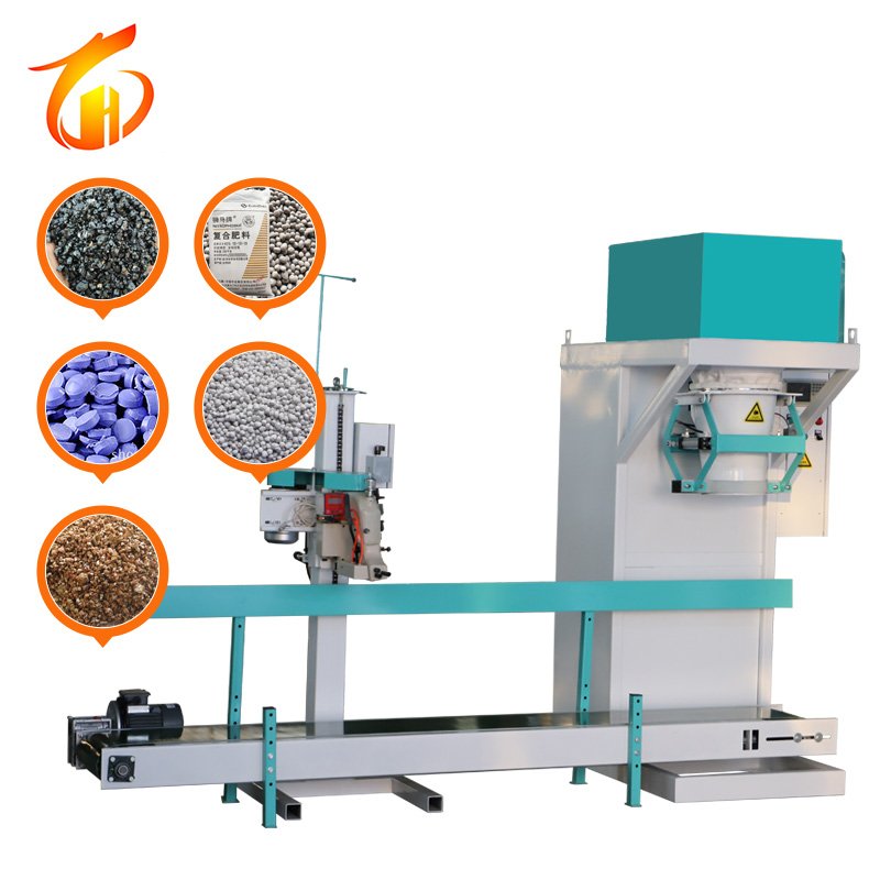 LongHai 5kg 10kg 15kg 20kg 50kg Organic Fertilizer Packing Machine Bean Feed Wood Pellets bagging scale