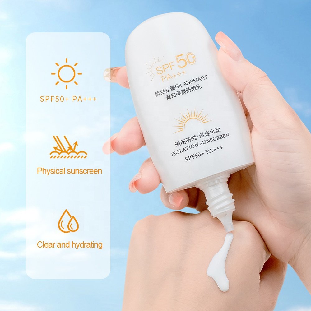 Outdoor swimming SPF50 PA+++ non Tanning Protection Cream 50g Moisturizing Lightweight Daily Sun Block Cream for Body face Use