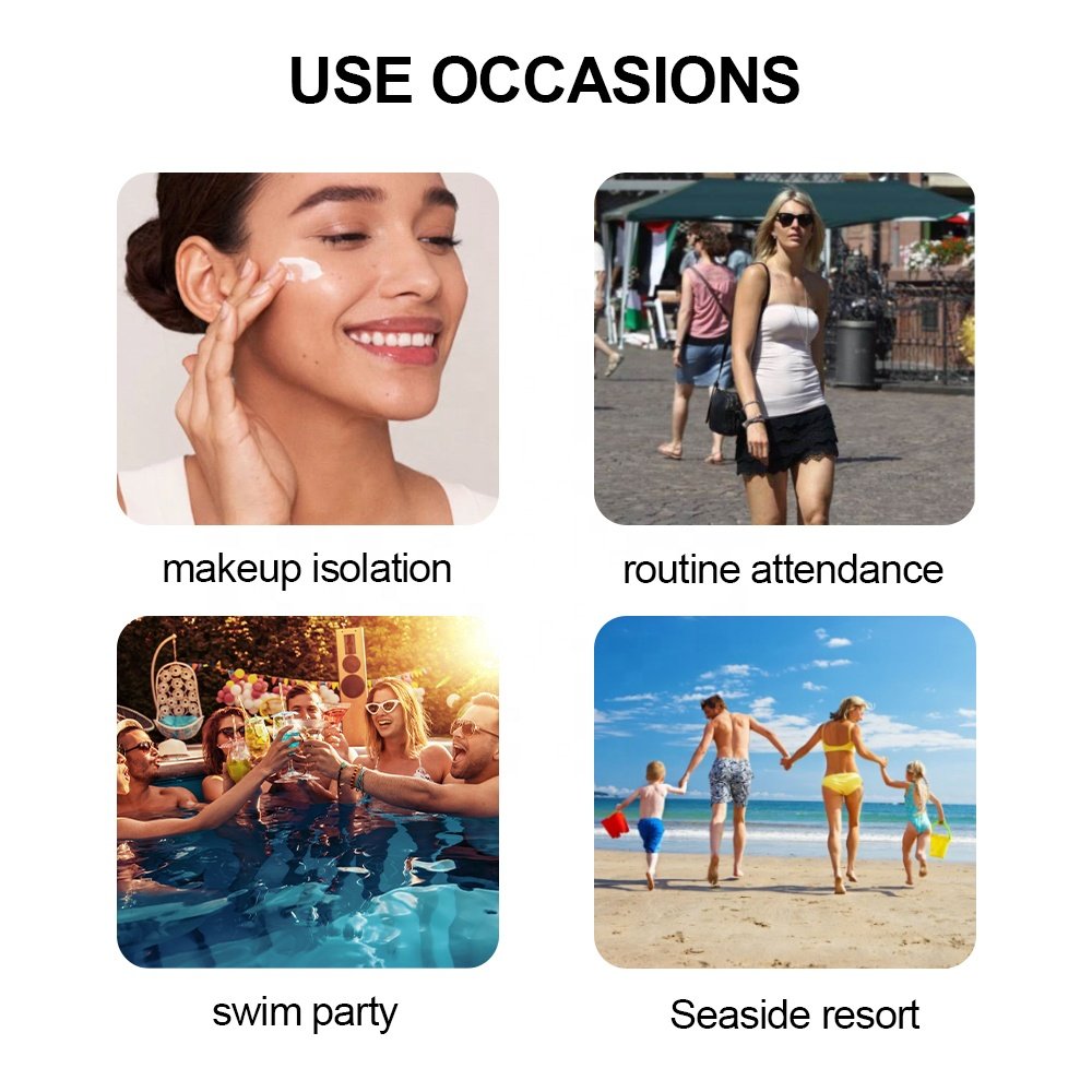 Outdoor swimming SPF50 PA+++ non Tanning Protection Cream 50g Moisturizing Lightweight Daily Sun Block Cream for Body face Use