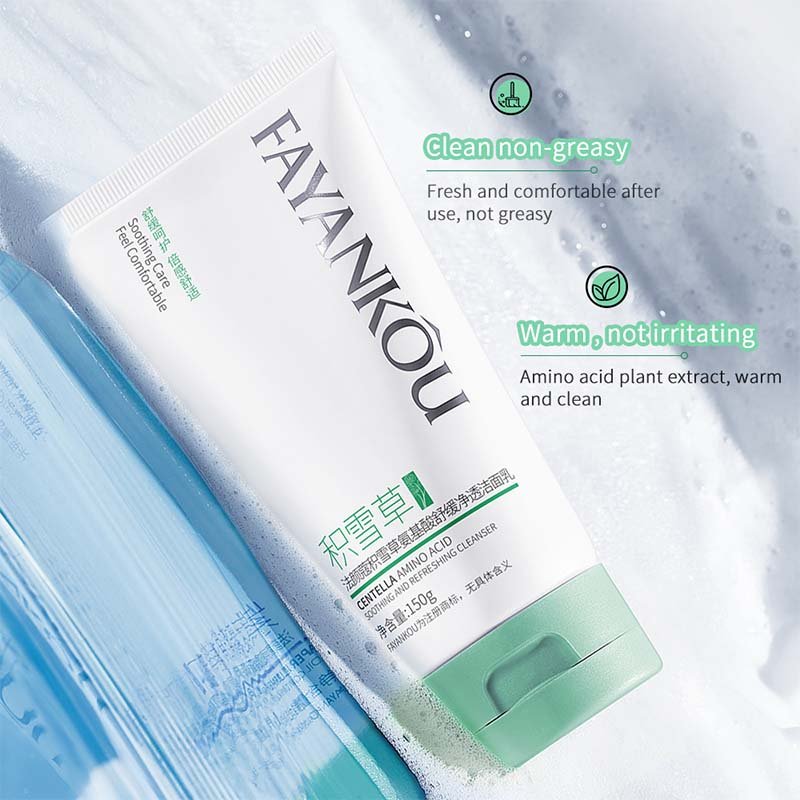 OEM ODM ZHENXIU Korea Beauty Products Centella Amino Acid Soothing Moisturizing And Refreshing Cleanser Skin Nourish Face