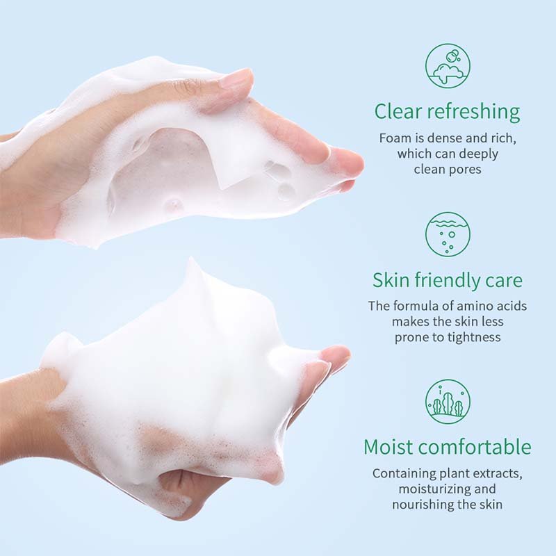 OEM ODM ZHENXIU Korea Beauty Products Centella Amino Acid Soothing Moisturizing And Refreshing Cleanser Skin Nourish Face