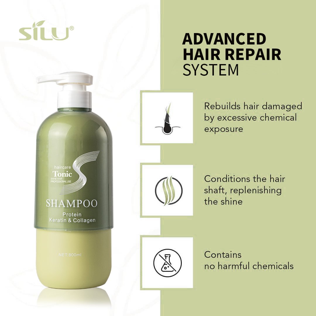 Private label herbal moisturizing hair treatment conditioner OEM best natural protein Brazilian biotin collagen keratin shampoo
