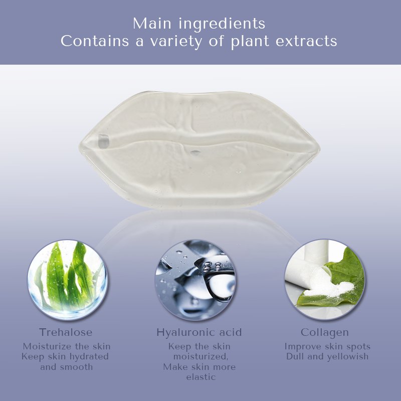 Facial Products Hyalaronic Acid Serum Crystal Collagen Jelly Moisturizing Lip Mask Oem
