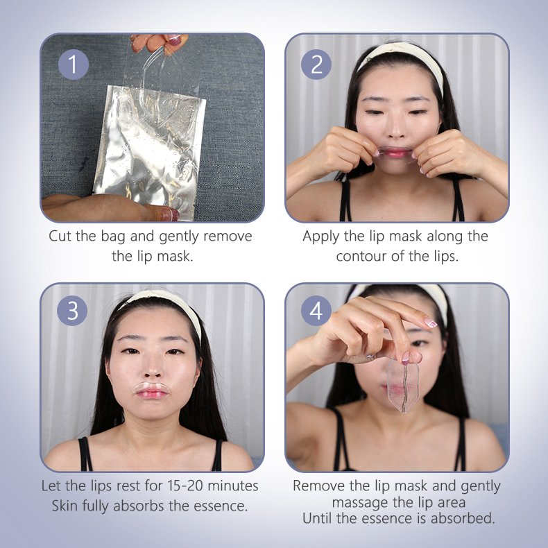 Facial Products Hyalaronic Acid Serum Crystal Collagen Jelly Moisturizing Lip Mask Oem