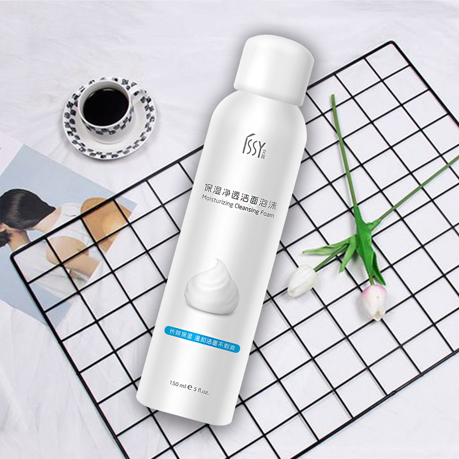 Private Label Face Wash with herbal extracts Organic Moisturizing Nourishing Deep cleaning Foam Spray Facial Cleanser