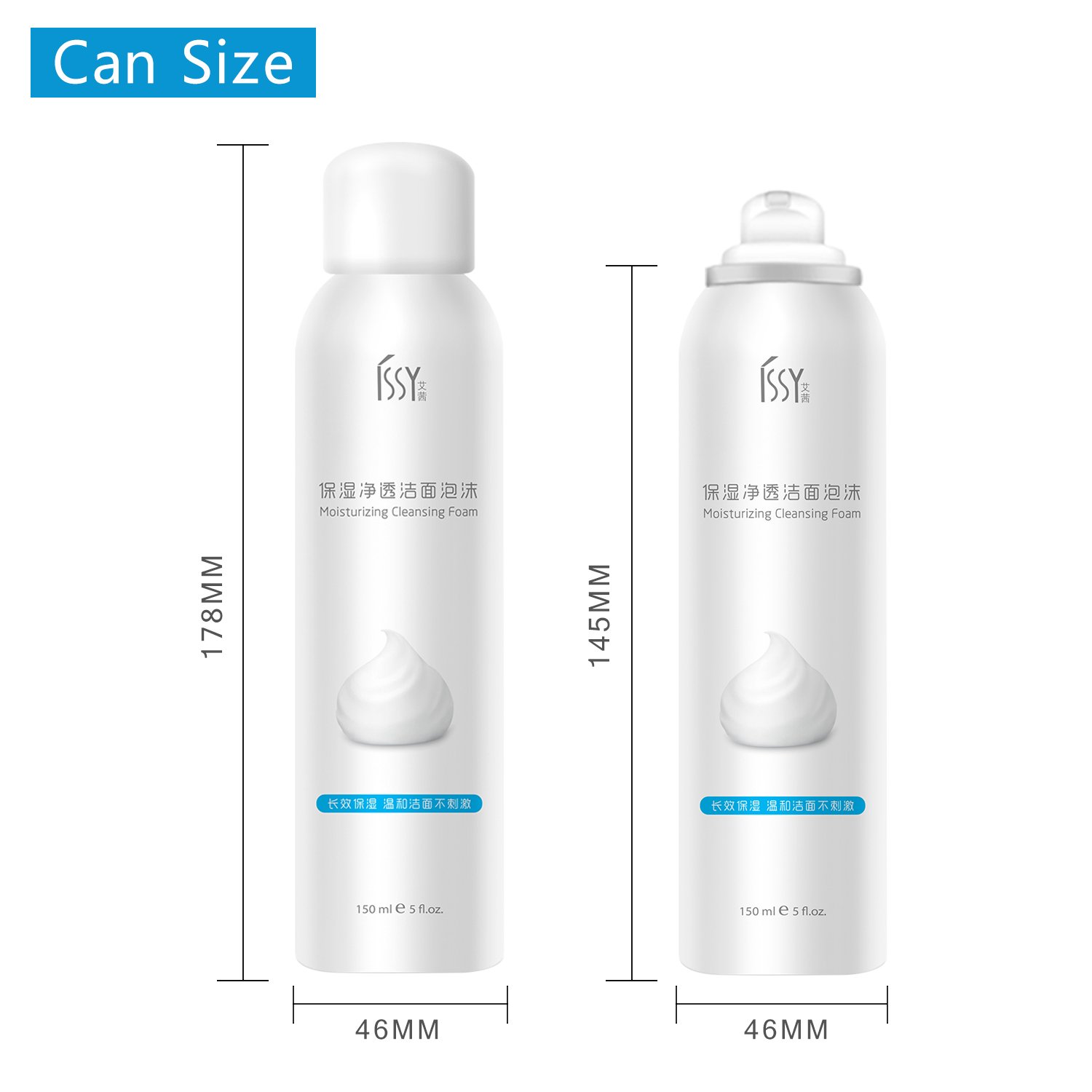 Private Label Face Wash with herbal extracts Organic Moisturizing Nourishing Deep cleaning Foam Spray Facial Cleanser