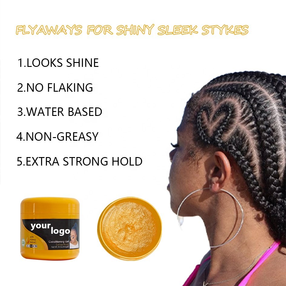 Shine Jam Locs Braid Gel Tames Frizz No Flaking or Drying High Your Logo Extreme Hold Smooths Shine Braids gel and Locs