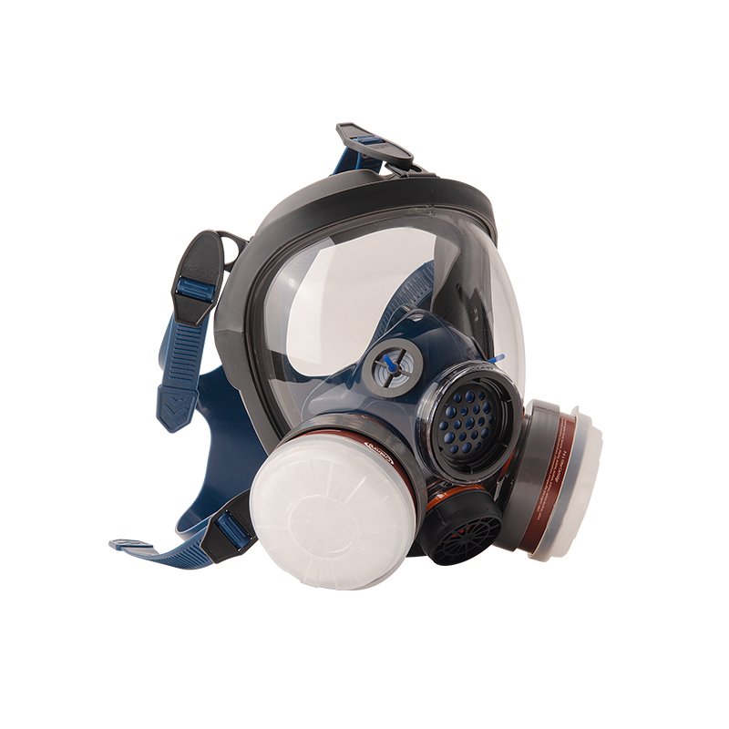 CNSTRONG Gas Mask Reusable S100 Respirator with Filter P-A-1 Organic Vapor Full Face Chemical Protection Antifog Dust