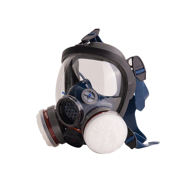 CNSTRONG Gas Mask Reusable S100 Respirator with Filter P-A-1 Organic Vapor Full Face Chemical Protection Antifog Dust
