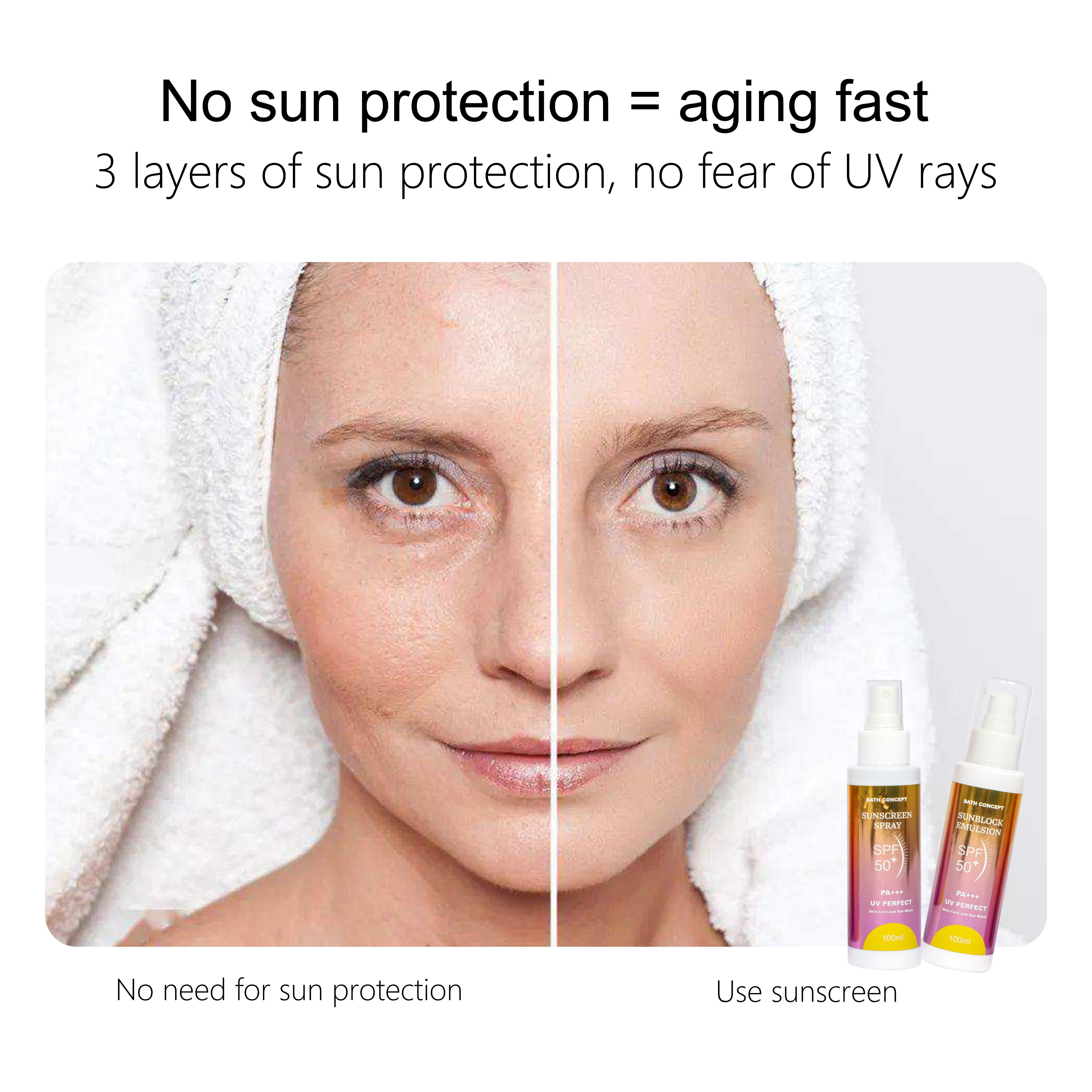 Private label Nicotinamide vegan sunblock spf 50 protector solar spray sunscreen mist reef safe water based sunscreen spray